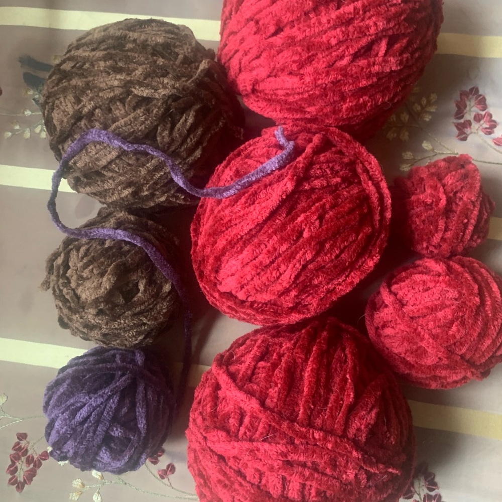 Assorted Chenille Yarn